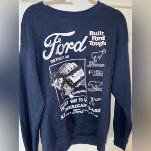 Ford Graphic Navy Sweater